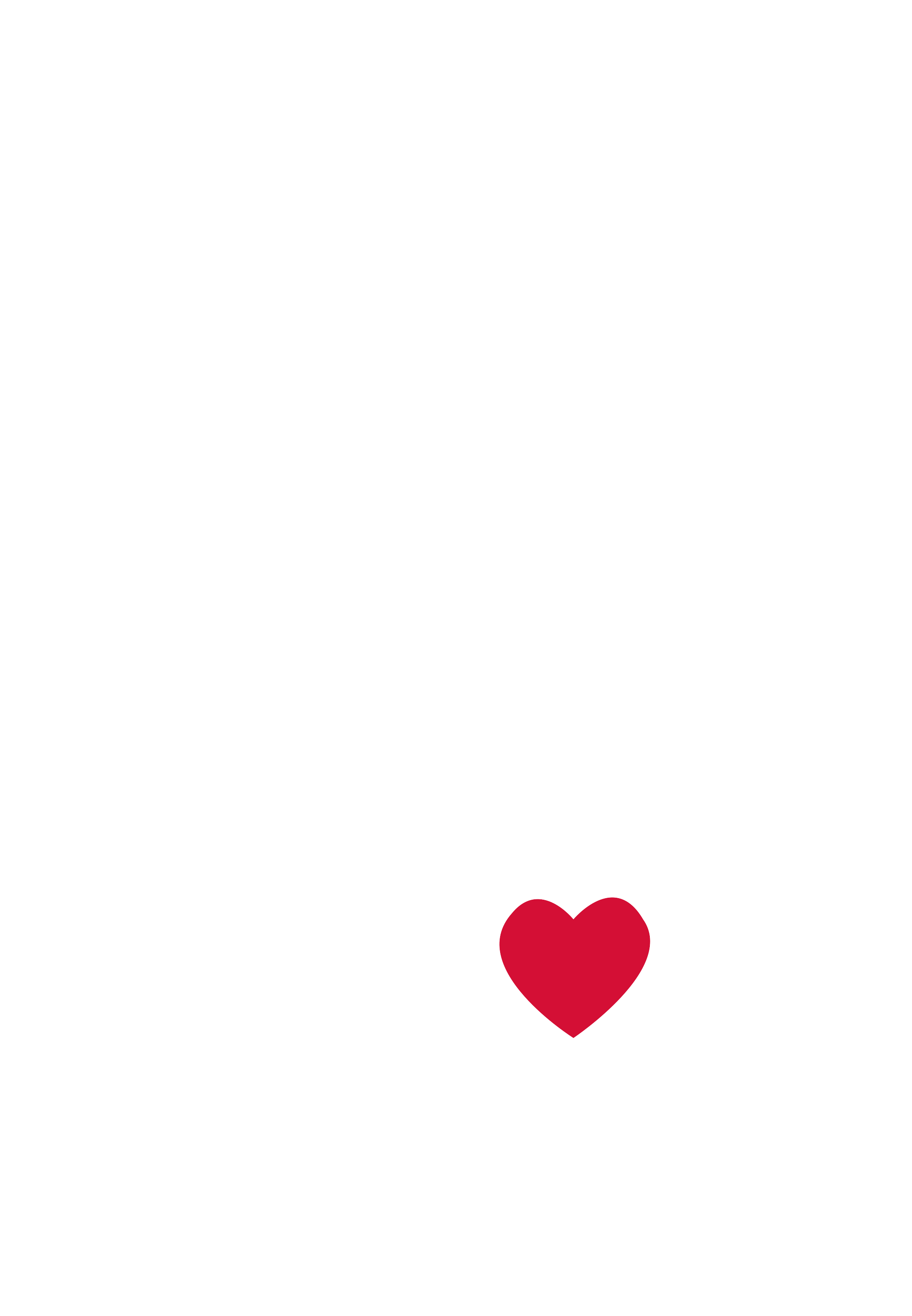 El logotipo de speisekarte.de es un menú abierto estilizado con un corazón rojo en la parte delantera